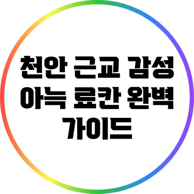 천안 근교 감성 아늑 료칸 완벽 가이드